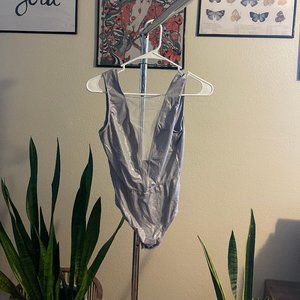 Victoria Secret Bodysuit Purple Sparkly Size S Rave/Festival